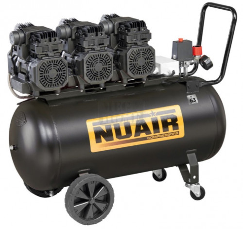 Безмаслен компресор Nuair Siltek TB 100T/4 HP 8 bar 4 к.с.