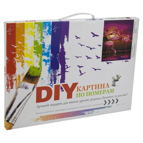 Комплект за рисуване по номера с платно Модел 35
