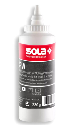 Боя за зидарски чертилки тебеширен прах Sola 230 гр.