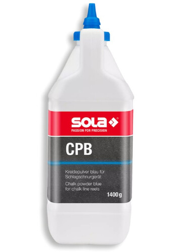 Боя за зидарски чертилки тебеширен прах Sola 1400 гр.
