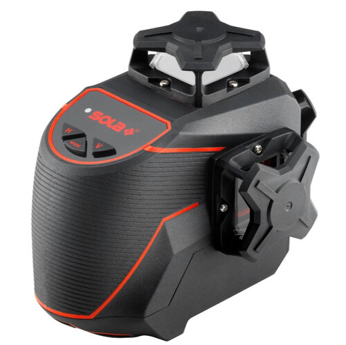 Лазерен линеен нивелир със стойка за стена Sola Plano 3D Green