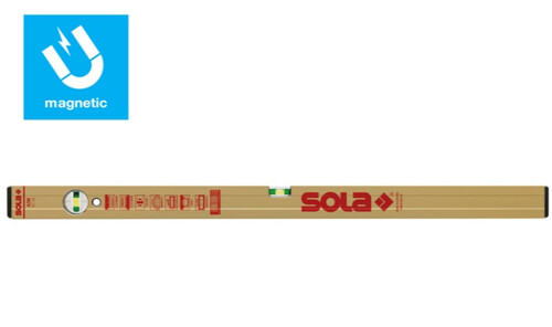 Алуминиев нивелир с магнитна основа Sola AZM