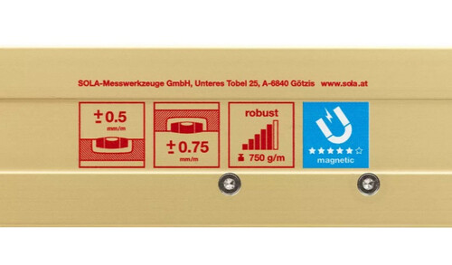 Алуминиев нивелир Sola AZM 3