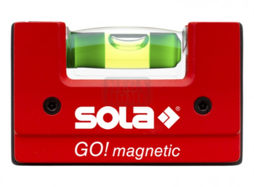 Мини пластмасов нивелир с магнит и клипс Sola Go Мagnetic