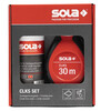 Комплект зидарска чертилка с червена боя Sola CLK 30 SET R-megahome.bg
