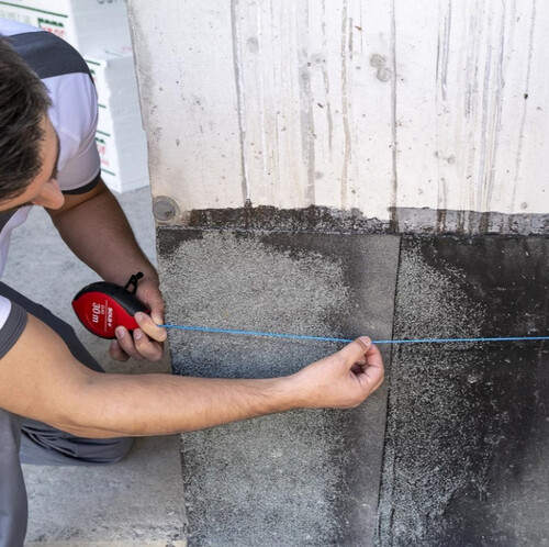 Комплект зидарска чертилка със синя боя Sola CLKS SET B