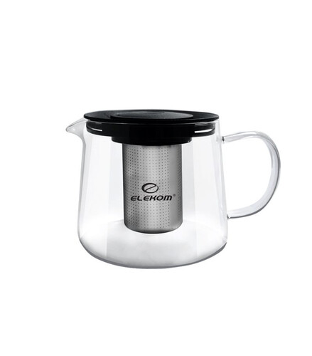 Стъклена кана за чай с инфузер Elekom EK-ТP1000