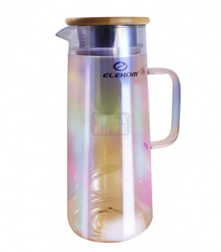 Стъклена кана за чай Elekom ЕК-1400WP