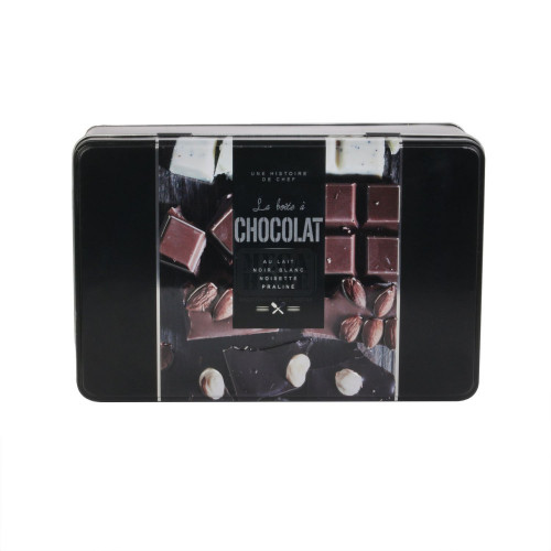 Метална кутия за шоколадови бонбони Chocolat