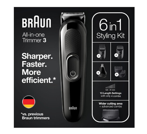 Тример за лице и коса Braun MGK3320