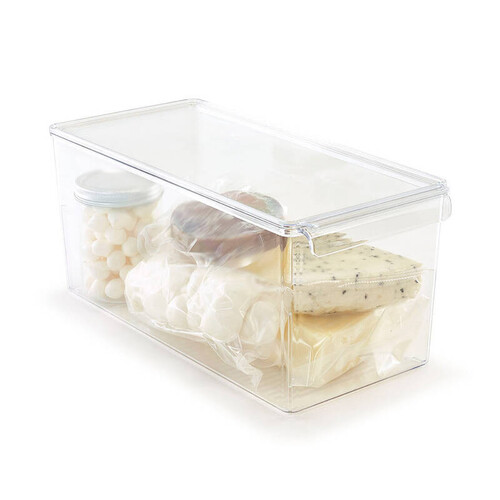 Органайзер за хладилник с капак Primanova 16,5x35,5x15,2 см