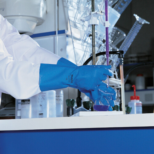 Работни ръкавици ULTRANITRIL 472 - кралско син