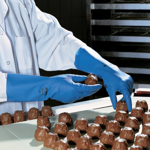 Работни ръкавици ULTRANITRIL 472 - кралско син