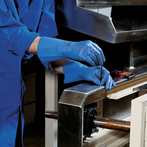 Работни ръкавици ULTRANITRIL 472 - кралско син