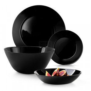 Сервиз за хранене Luminarc Arcopal Zelie Black 19 части Сервиз за хранене Luminarc Arcopal Zelie Black 19 части