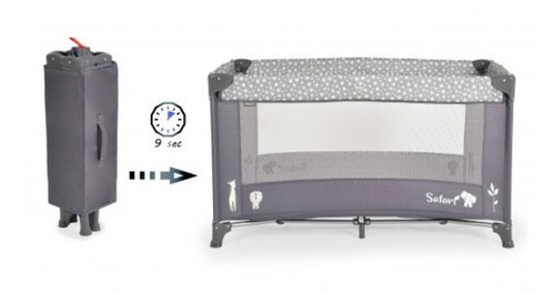 Бебешка кошара Moni Safari 125x62x75 см