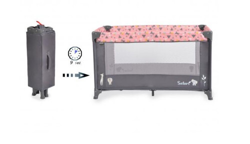 Бебешка кошара Moni Safari 125x62x75 см