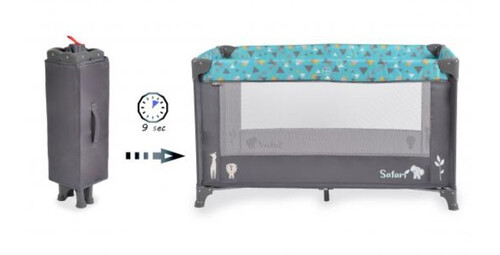 Бебешка кошара Moni Safari 125x62x75 см