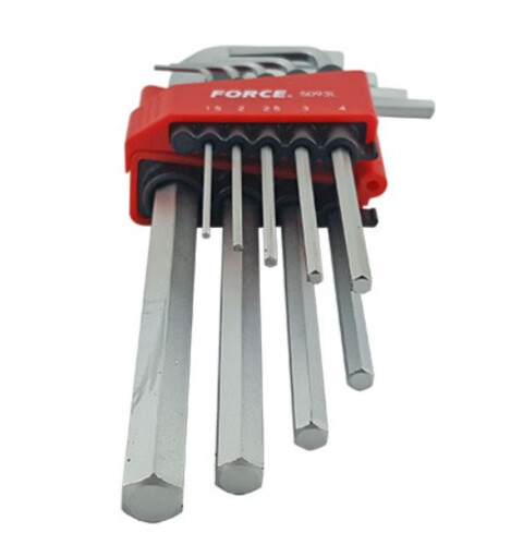 Г-образни удължени шестограми Force 5093L 9 броя