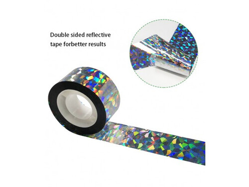 Двустранна холограмна лента прогонваща птици . 80м. дължина