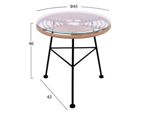 Масичка Алегра блек ф45 см