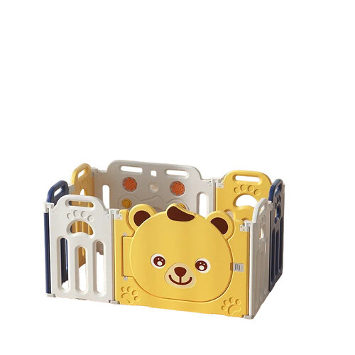 Бебешка ограда ZOO бяло-синьо-жълто Sonne P1418495