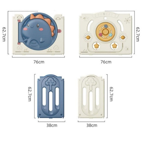 Бебешка ограда Little Dino - синьо и бяло Sonne P1418500