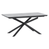 Разтегателна трапезна маса OMAHA Carmen - бял / тъмносив-megahome.bg