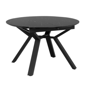 Разтегателна трапезна маса Carmen BOSTON - черна