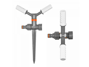 Разпръсквач 2-раменен за поливане с клин Bradas WHITE LINE