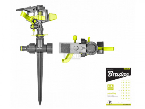 Пулсиращ разпръсквач с колче Bradas LIME LINE