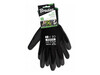 Ръкавици PURE BLACK PRO PU полиуретанови с PVC точки-megahome.bg