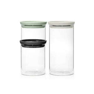 Комплект буркани Brabantia Stackable 3 броя Комплект буркани Brabantia Stackable 3 броя