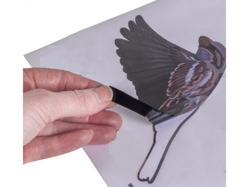 Цветни стикери за защита на прозорци/стъкла от сблъсък на птици