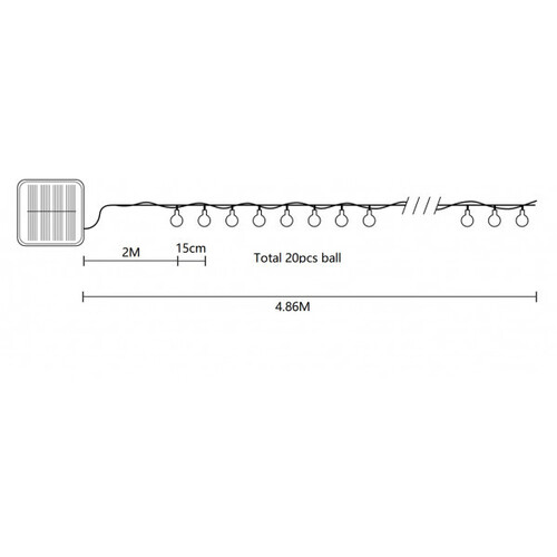 Соларен LED гирлянд My Garden SSL-6130C