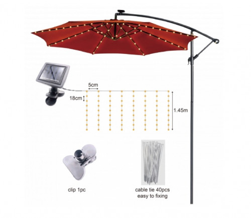 Соларна верига лампички за чадър My Garden SSL-6181-1