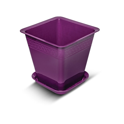 Квадратна саксия RG Лилия 22х22х21 см