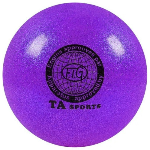 Топка за художествена гимнастика MAXIMA брокатен ефект 18-20 см