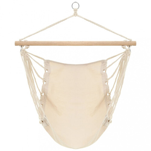 Стол хамак единичен висящ неотрален цвят