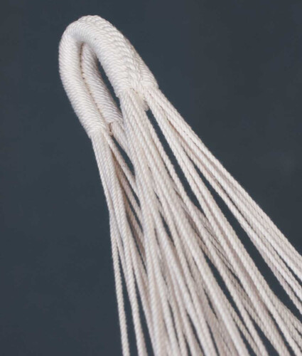 Единичен хамак Модеста цвят лате