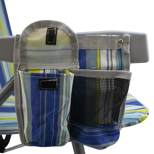 Сгъваем нисък стол MAXIMA шезлонг за плаж и къмпинг