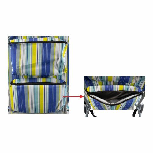 Сгъваем нисък стол MAXIMA шезлонг за плаж и къмпинг