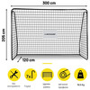 Футболна врата Dunlop 300x205x120 см.-megahome.bg