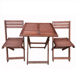 Градински комплект Kreta Muhler от дърво Meranti – 3 части