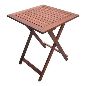 Сгъваема дървена маса Muhler Meranti 50x50x68 см