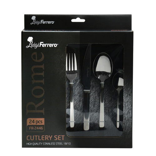Комплект прибори за хранене Luigi Ferrero Rome FR-2446|24 части