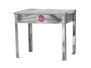 Барбекю Ezio Inox 520×390 мм Барбекю Ezio Inox 520×390 мм