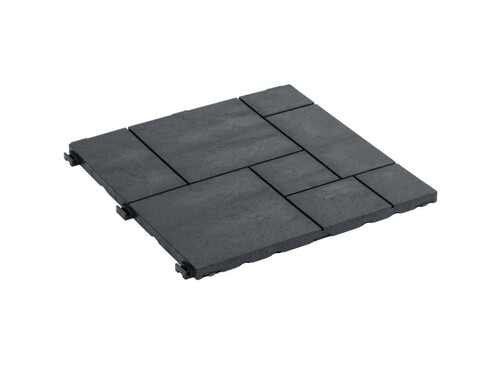 Декинг плочки Mosaic 30x30 см–6 броя - графитен цвят