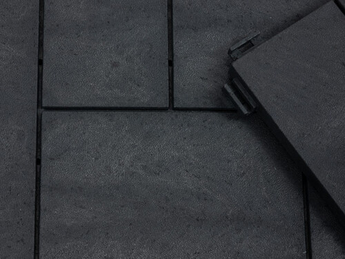 Декинг плочки Mosaic 30x30 см–6 броя - графитен цвят