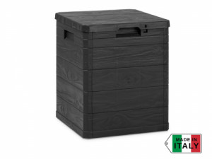 Кутия за съхранение Multybox Woody’s 90 л цвят антрацит Кутия за съхранение Multybox Woody’s 90 л цвят антрацит